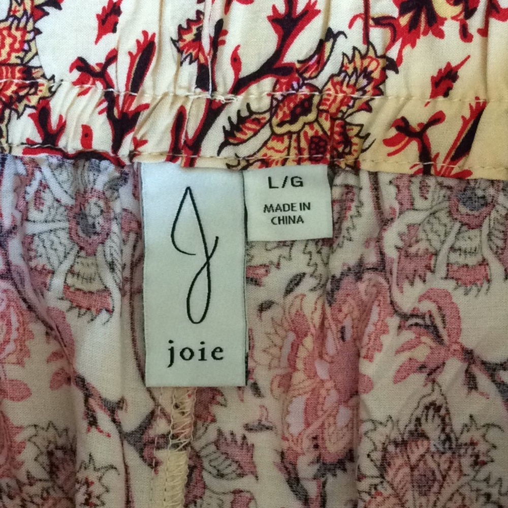 Joie Gorgeous border print wide leg pant by Joie - Women’s Large - Picture 6 of 11